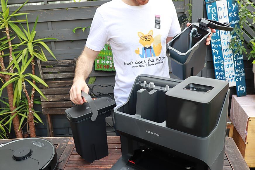 Поднята емкость для воды станции Roborock S7 MaxV Ultra